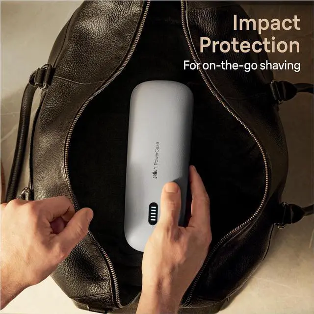 Alt view image 6 of 7 - Braun Powercase for Electric Razors for Men, Compatible with Braun Series 9 Pro, Series 9 and Series 8 Electric Shavers, Portable Shaver Case, Charges for Up to 6 weeks
