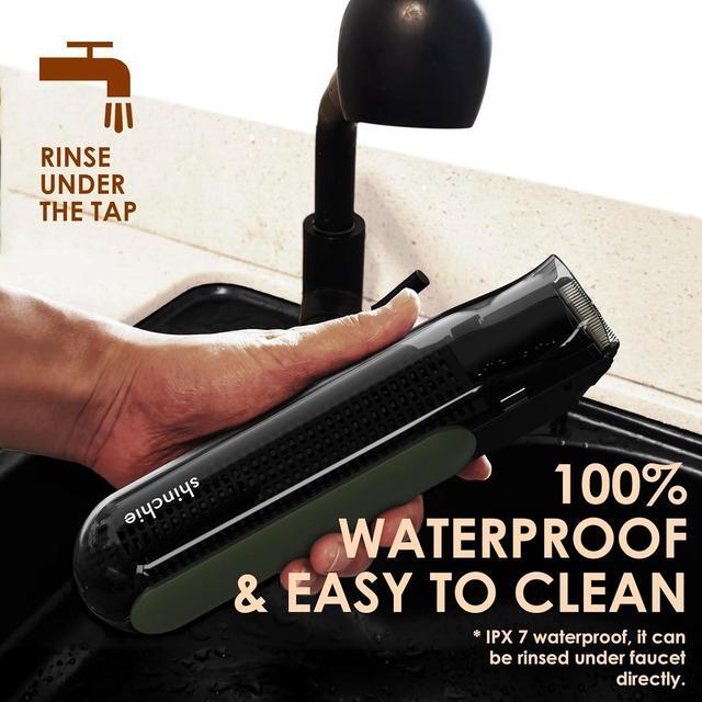 Alt view image 6 of 7 - Body Hair Trimmer with vacuum for Men and Women - No Nick, No Cut, No Razor Burn Body Shaver - Waterproof & Rechargeable Full Body Groomer,Electric Manscaper kit, for Hair-free Manscaping