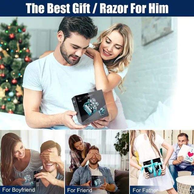 Alt view image 6 of 6 - Head Shavers for Bald Men, 2024 Upgrade Bald Head Shaver for Men, 6-in-1 Grooming Kit with Nose Hair Trimmer, Beard Trimmer for Men, Waterproof and Rechargeable Electric Shavers for Men