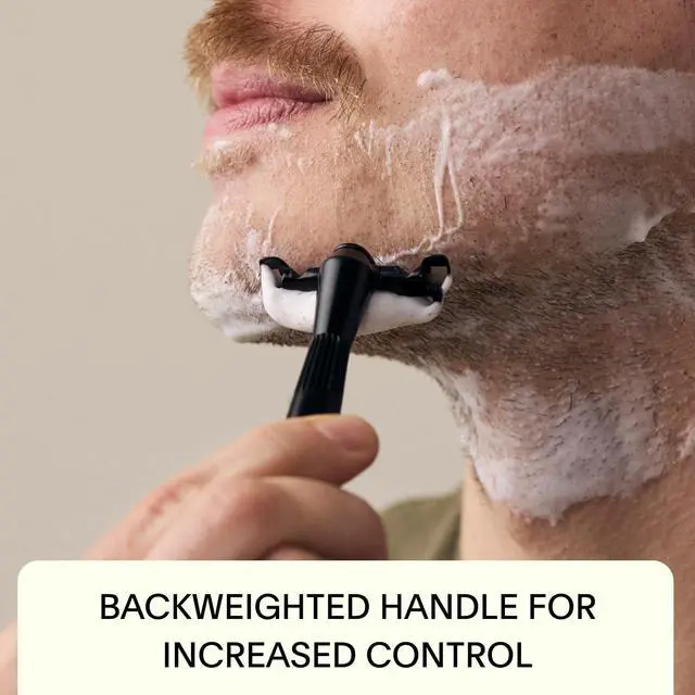 Alt view image 4 of 6 - Leaf Shave | Twig Razor, Rose Gold - All-Metal, Eco-Friendly Shaver for Men & Women; Includes 5 Stainless Steel Single-Edge Blades; Recommended for Face Shaving Lighter Hair and Sensitive Skin