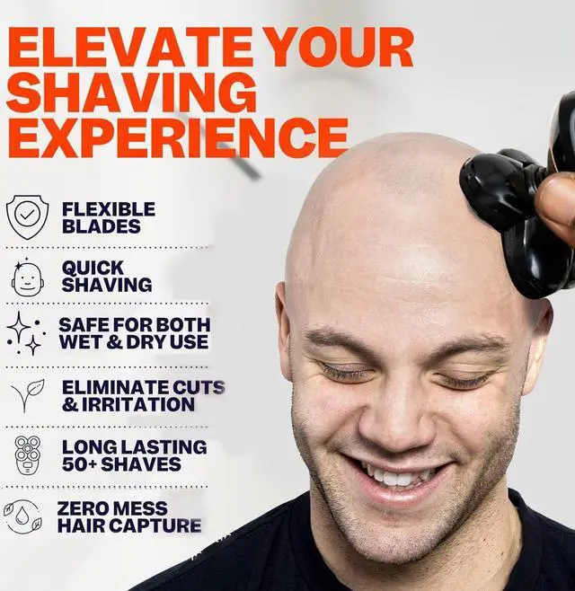 Alt view image 2 of 6 - Shaver Replacement Heads Compatible with MicroTouch Titanium Head Shaver (2 pack)
