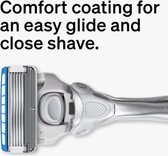 Alt view image 2 of 7 - Schick Hydro Dry Skin Razor, 1 Razor Handle and 17 Cartridges | Razors for Men, 5 Blade Razor Men, Mens Razors for Shaving, Razor Blades for Men, 1 Handle with 17 Razor Blades Refills