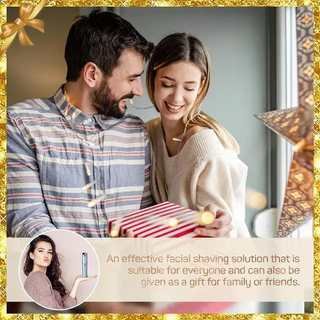 Alt view image 2 of 7 - Gurelax Hair Remover for Women, Hair Removal Device, Facial Hair Removal for Women, Best Touch Face Shaver As Christmas Gift, Electric Upper Lip/Mustache Hair Remover, Included 2 x Replacement Heads