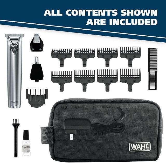 WAHL Stainless Steel Lithium Ion 2.0+ Slate Beard Trimmer for Men on sale Model 9864-SS