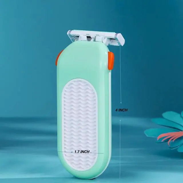 Alt view image 3 of 7 - Domon dolly Razors for Women 6 Refills 3 Blades Shaver for Face Legs Bikini area, Comfort Glid, Green