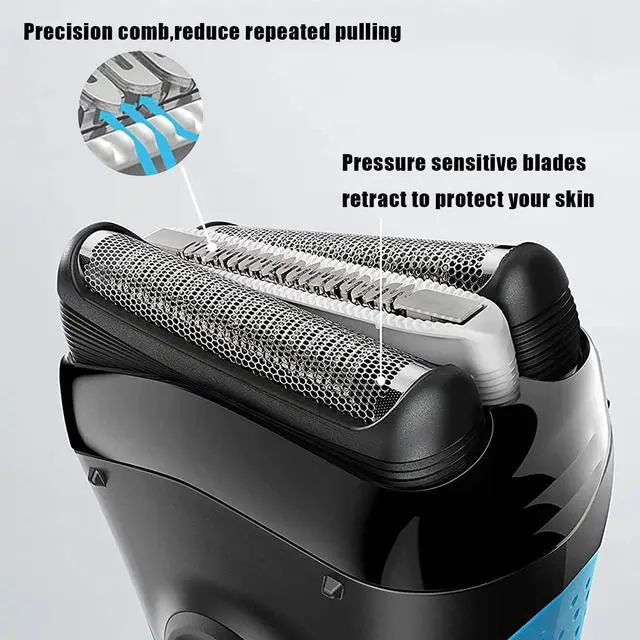 Alt view image 4 of 5 - 32B Replacement Shaver Head for Braun Series 3,Shaving Razor Head Suitable for Braun S3 3000s 3010s 3020s 3030s 3040s 3050cc 3070cc 3080s 3090cc 310s 320 330 340 350cc ect (2PCS)