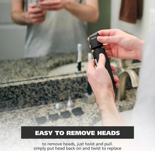 Alt view image 3 of 7 - Wahl All-in-One Cordless Rechargeable Electric Ear/Nose, Detail, and Beard Trimmer for Men  Mustache, Ear & Nose Hair, and Light Detail Grooming - Model 9685-200