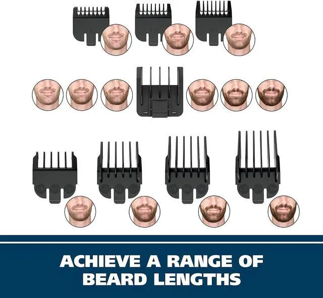 Alt view image 5 of 7 - Wahl Groomsman Cord/Cordless Hair Trimmer kit for Men for Mustaches, Hair, Nose Hair, and Light Detailing and Grooming with Bonus Wet/Dry Electric Battery Nose Trimmer  Model 5623V