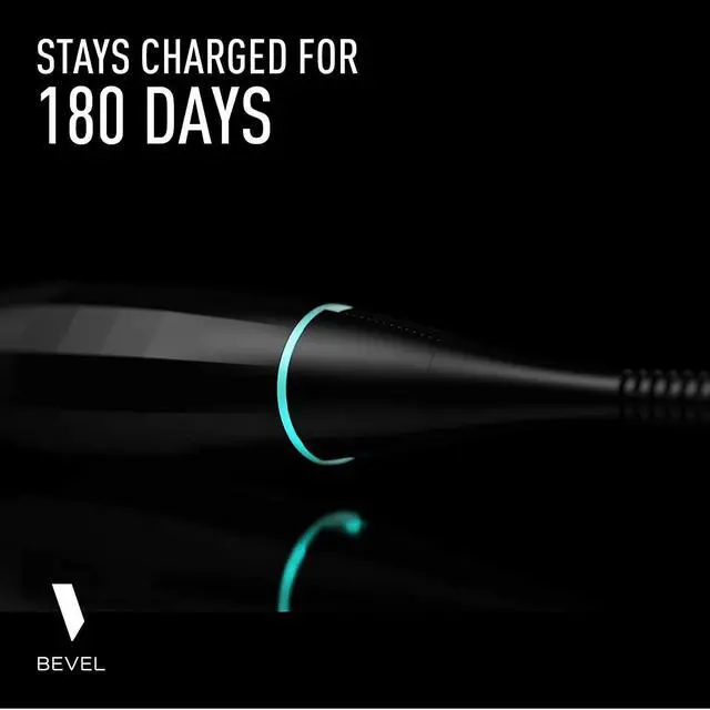 Alt view image 5 of 7 - Bevel Beard Trimmer for Men - Black Edition Cordless Trimmer, 8 Hour Rechargeable Battery Life, Tool Free Adjustable Zero Gapped Blade, Barber Supplies, Mustache Trimmer
