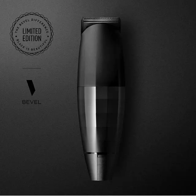 Alt view image 7 of 7 - Bevel Beard Trimmer for Men - Black Edition Cordless Trimmer, 8 Hour Rechargeable Battery Life, Tool Free Adjustable Zero Gapped Blade, Barber Supplies, Mustache Trimmer