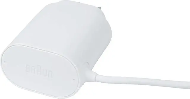 Alt view image 3 of 6 - Braun - Replacement Wall Charger for Braun Silk-épil Part-No.: 81743351 - Type/Tipo 492-5214 Power Adapter Cord Shaver Charger 12V 400mA - Replacement for Braun Epilator (Type 492-5214, White)