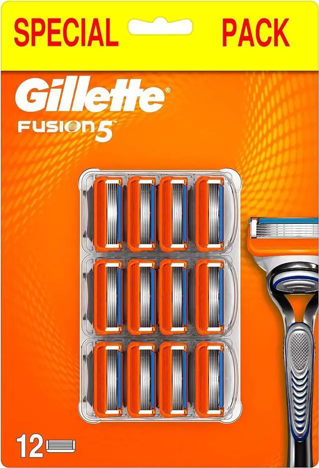 Main image of Gilette Fusion5 Razor 12 Blades for Men