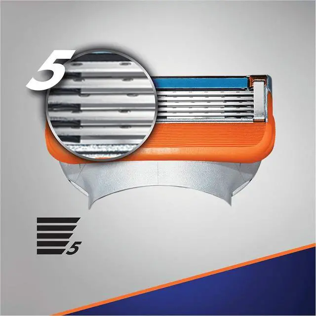 Alt view image 2 of 7 - Gilette Fusion5 Razor 12 Blades for Men