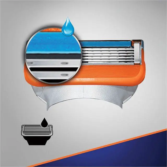 Alt view image 3 of 7 - Gilette Fusion5 Razor 12 Blades for Men