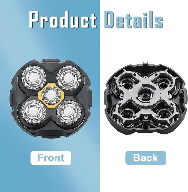 Alt view image 4 of 4 - Shaver Replacement Blades Compatible with MicroTouch Titanium Head. 2Pcs