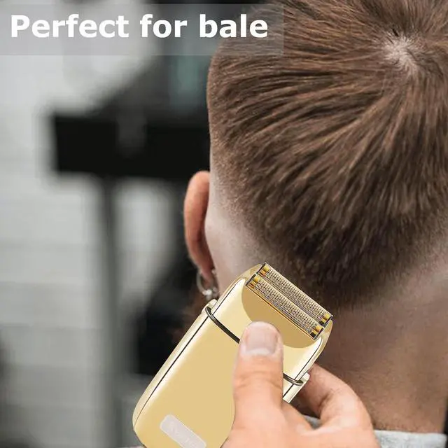 Alt view image 7 of 7 - Kemei Cordless Metal Double Electric Shaver Razor for Men Close Electric Shavers, Type-C Rechargeable for Wet/Dry Shaving Father Day Gifts