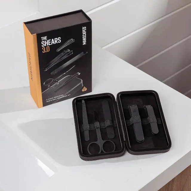 Alt view image 5 of 7 - MANSCAPED® The Premier Package 5.0 Ultra, with The Lawn Mower® 5.0 Ultra Men's Groin & Body Hair Trimmer, Shears 3.0, Crop Preserver® Ball Deodorant, Refined® Body Wash, Crop Soother, Shed 2.0