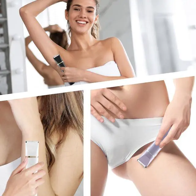 Alt view image 7 of 7 - AREYZIN Body Hair Trimmer Men Painless Body Groomer & Ball Trimmer Men,3 in 1 Pubic Hair Trimmer,USB Recharge Dock,Replaceable Ceramic Blade Heads,IPX7,Mens Grooming Kits,Black