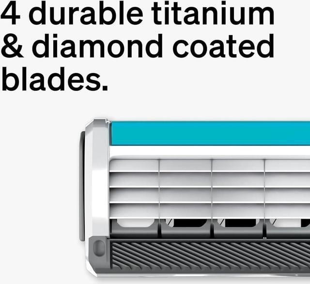 Alt view image 2 of 6 - Schick Quattro Titanium Razor with 16 Refill Blades (Packaging May Vary)