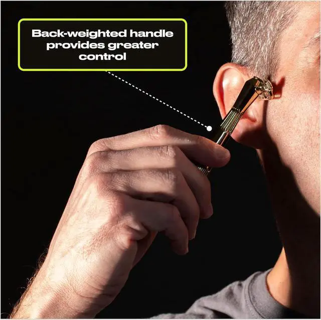 Alt view image 5 of 6 - Leaf Shave | Thorn Razor, Black - Eco-Friendly Razor for Men & Women, Single-Blade Safety Razor with Stainless Steel Blades, Recommended for Face Shavers with Coarser Hair