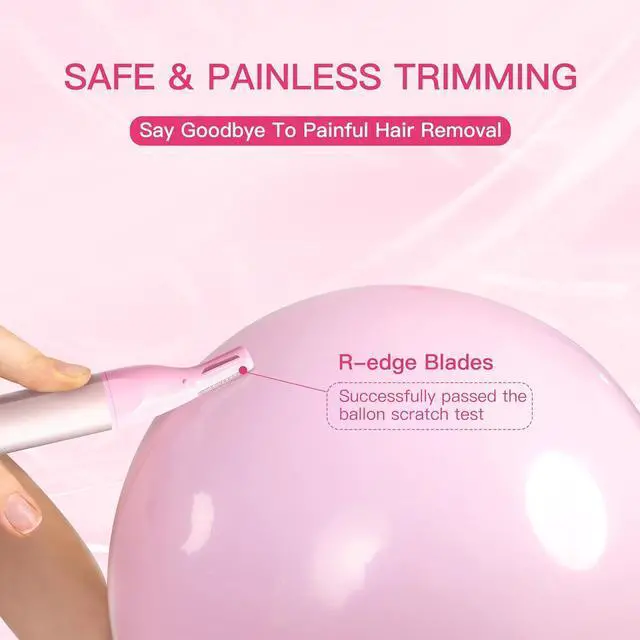 Alt view image 4 of 7 - Nose Hair Trimmer for Women 2in1 Facial Hair Removal Trimmer - Metal Body, Rechargeable, Waterproof, Portable - Nose, Ear, Eyebrow, Peach-Fuzz, Lips, Chin FT2001