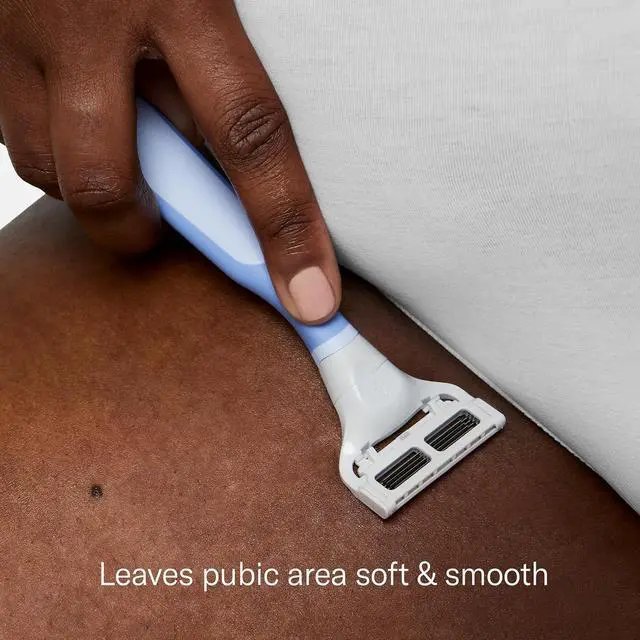 Alt view image 3 of 7 - Flamingo Pubic Women's Pubic Razor Refill Cartridges, 8 Women's Razors for Shaving Bikini Line