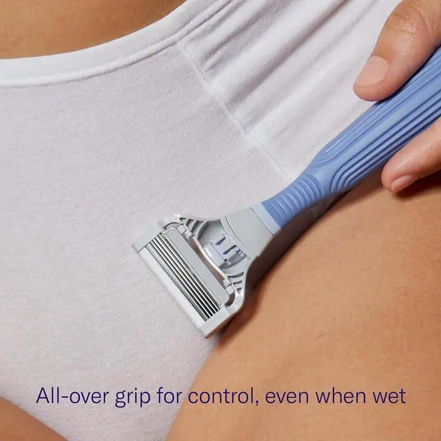 Alt view image 5 of 7 - Flamingo Pubic Women's Pubic Razor Refill Cartridges, 8 Women's Razors for Shaving Bikini Line