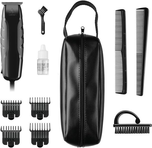 Main image of Andis 30285 Headliner 2, 11-Piece Hair Cutting Trimmer Kit, Carbon Steel T-Blade, Corded Electric, Black