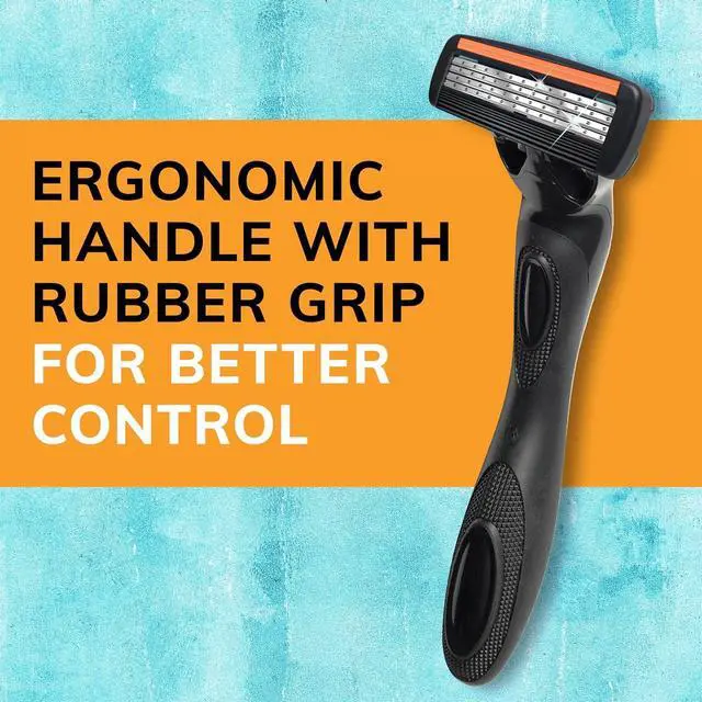 Alt view image 3 of 6 - BIC Flex 4 Hybrid Men's 4-Blade Disposable Razor, 2 Handles and 20 Cartridges, Smooth and Close Shave