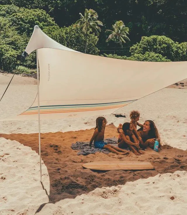 Alt view image 2 of 7 - Neso Tents Grande Beach Tent, 7ft Tall, 9 x 9ft, Reinforced Corners and Cooler Pocket