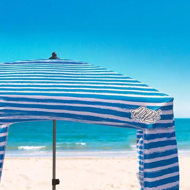 Alt view image 3 of 7 - Beach Cabana - Easy to Set Up Canopy, Waterproof, Portable 6' x 6' Beach Shelter, Included Side Wall, Shade with UPF 50+ UV Protection, Ultimate Sun Umbrella - for Kids, Family & Friends
