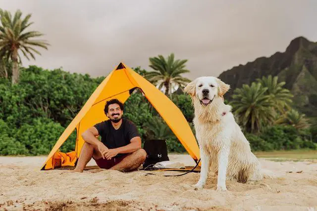 Alt view image 2 of 7 - Pismo A-Frame Beach Tent - Pop Up Tent - Beach Shade