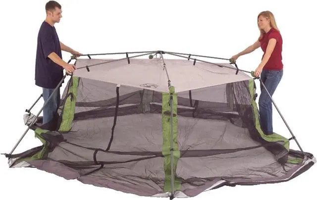 Alt view image 5 of 6 - Skylodge Screened Canopy Tent with Instant Setup, 10x10/15x13ft Portable Screen Shelter with 1-Minute Setup for Bug-Free Lounging, Great for Picnic, Yard, Beach, Park, Camping, & More