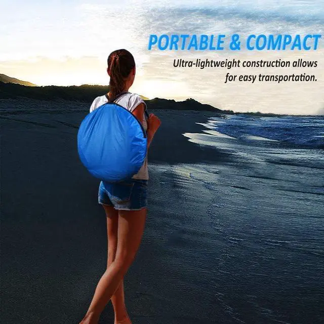 Alt view image 7 of 7 - anngrowy Pop Up Privacy Tent Shower Tent Portable Outdoor Camping Bathroom Toilet Tent Changing Dressing Room Privacy Shelters Room for Hiking and Beach Sun Shelter Picnic Fishing UPF40+ Waterproof