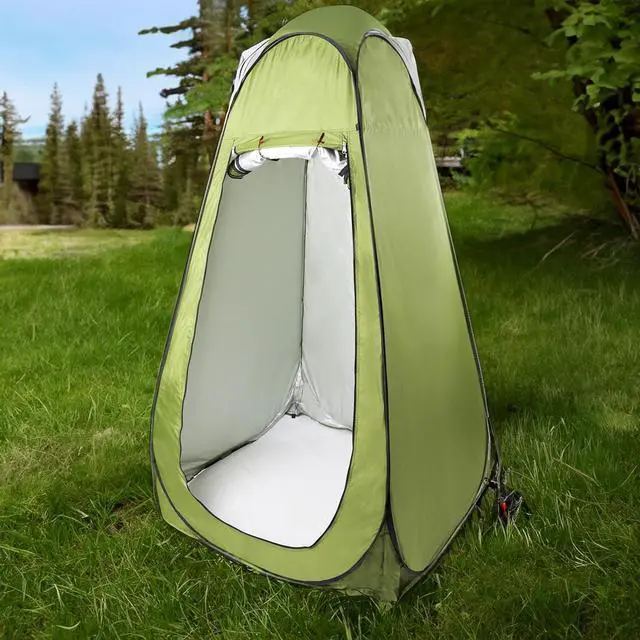 Alt view image 7 of 7 - Camping Shower Tent - 6ft Pop Up Privacy Tent for Use as Outhouse Tent Shower Tent Privacy Tent or Changing Tent