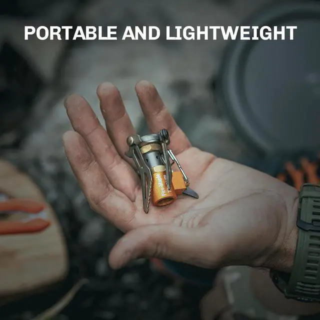 Alt view image 5 of 7 - Fire-Maple FMS-300T Portable Stove Ultra Light, Hiking Stove Titanium for Backpacking Camping Outdoor, ISPO Design Award Gold Winner