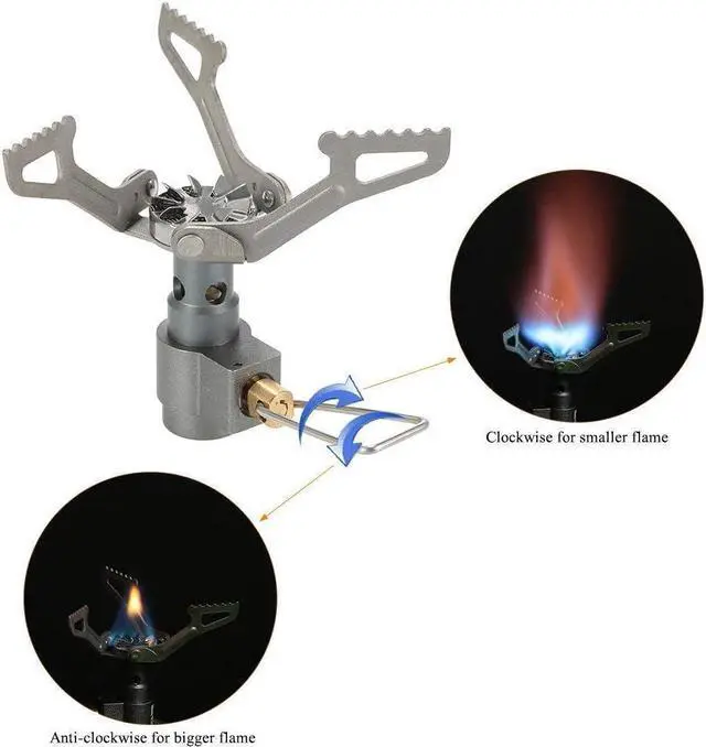 Alt view image 3 of 7 - BRS Outdoor BRS-3000T Ultra-Light Titanium Alloy Miniature Portable Picnic Camping Gas Cooking Stove Portable Ultralight Burner 25gram