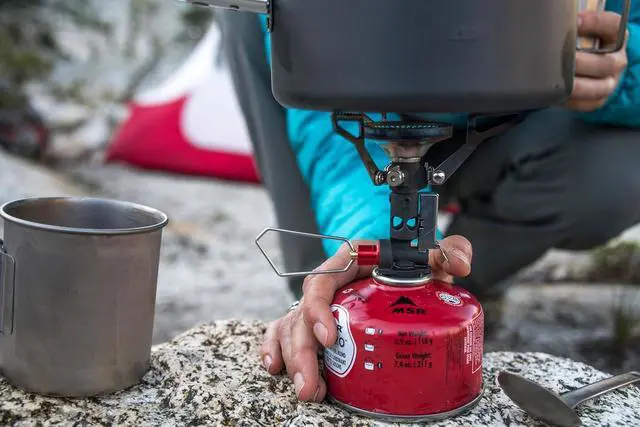 Alt view image 4 of 5 - MSR PocketRocket Deluxe Ultralight Camping and Backpacking Stove