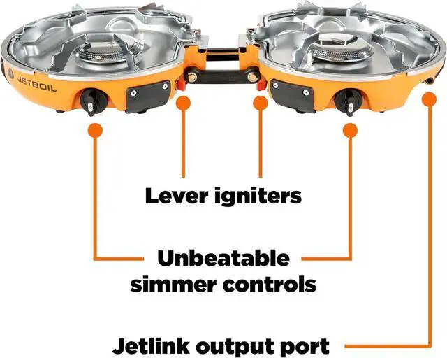 Alt view image 4 of 7 - Jetboil Genesis Basecamp Camping Stove