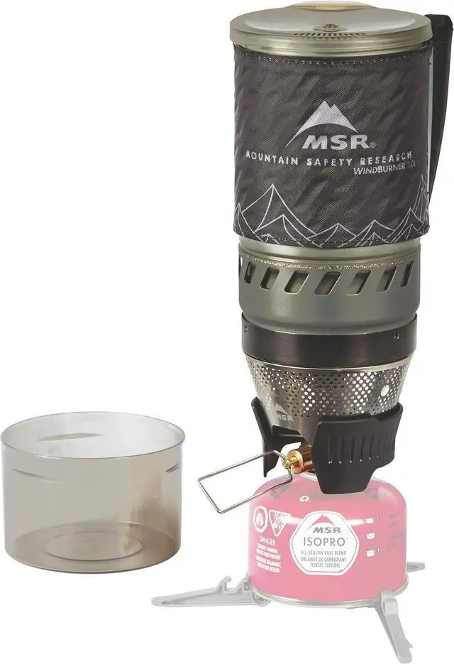 Main image of MSR WindBurner Personal Windproof Camping and Backpacking Stove System, Black