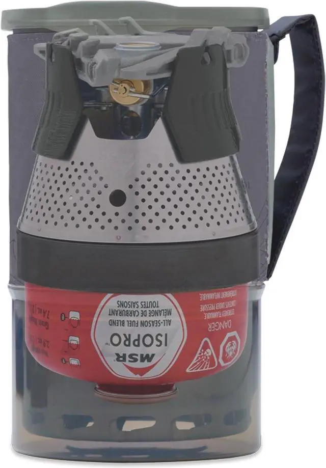 Alt view image 2 of 7 - MSR WindBurner Personal Windproof Camping and Backpacking Stove System, Black