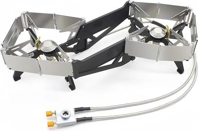 Main image of BRS-32 Portable Camping Stove, Foldable, Adjustable Control, and Carrying Case Included - Experience Hassle-Free Outdoor Cooking