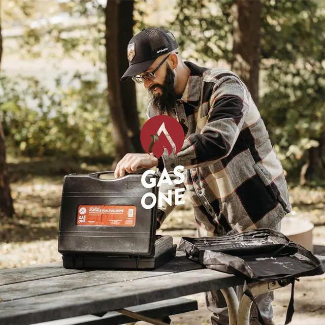 Alt view image 3 of 7 - Gas One GS-3400P Propane or Butane Stove Dual Fuel Stove Portable Camping Stove - Patent Pending - with Carrying Case Great for Emergency Preparedness Kit