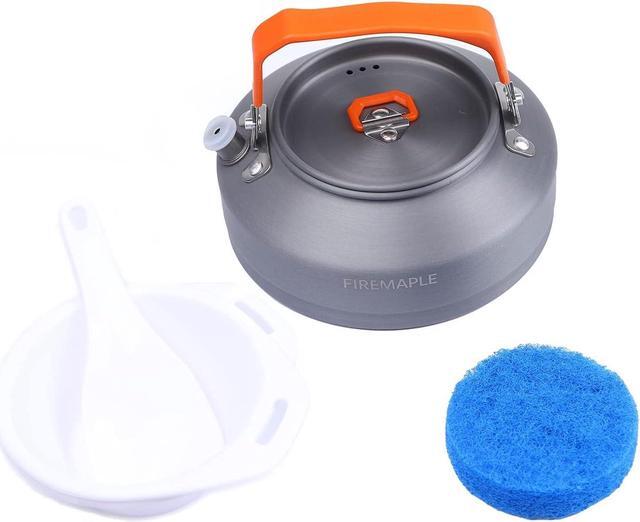 Alt view image 4 of 7 - Fire-Maple Feast 4 Piece Camping Cookware Cookware Cookware Kit Outdoor Cookware Set with Pots, Kettle, Saucepans and Spatula for Hiking Fishing Picnic