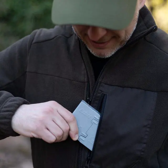 Alt view image 7 of 7 - Esbit Ultralight Folding Pocket Stove with Six 14g Solid Fuel Tablets steel, Small - Original