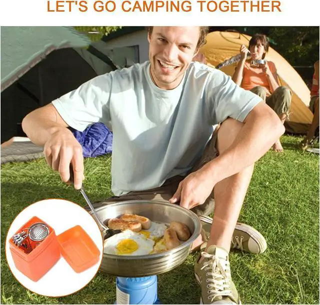 Alt view image 6 of 7 - Camping Stove Travel Stove - Windproof Portable Backpacking Stove - Ultralight Picnic Stove with Piezo Ignition - Mini Gas Stove Strong Firepower Pocket Fuel Burner for Camping Hiking