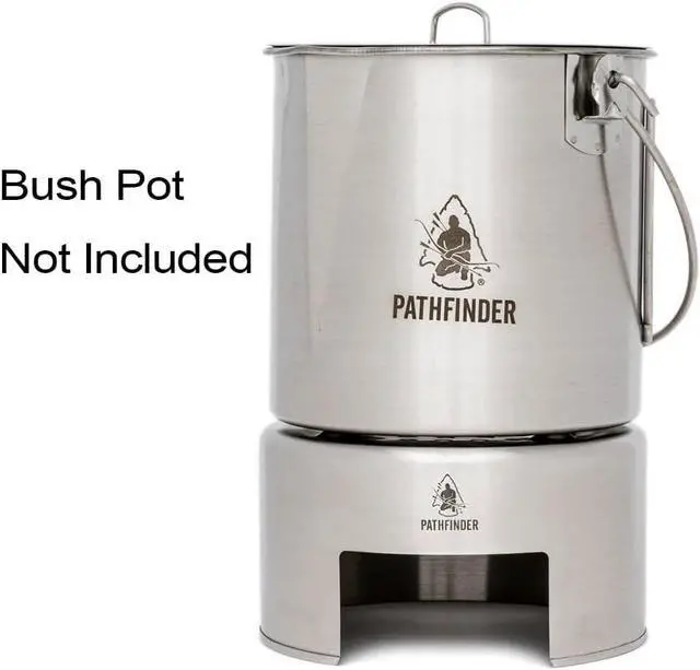 Alt view image 3 of 5 - The Pathfinder School Stainless Steel Pot and Pan Stove