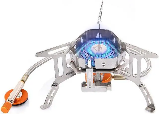 Main image of widesea 3500W Camp Stove, Windproof Collapsible Camping Gas Stove, Portable Backpacking Stove with Piezo Ignition for Outdoor Backpacking, Hiking and Picnicking