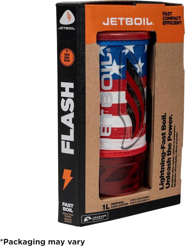 Alt view image 7 of 7 - Jetboil Flash Camping and Backpacking Stove System, Portable Propane/Isobutane Burner with Cooking Cup for Outdoor Trips and Hiking