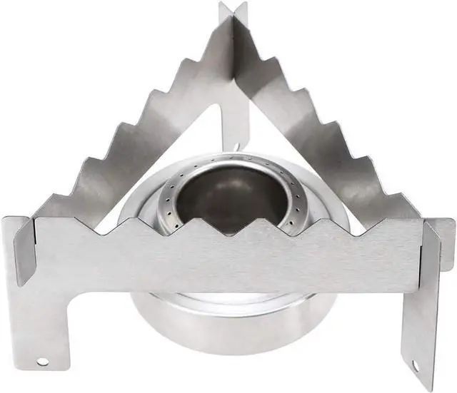 Alt view image 5 of 6 - Lixada Ultralight Folding Titanium Pot Stand for Outdoor Camping Hiking Picnic Stove Alcohol Stove Rack